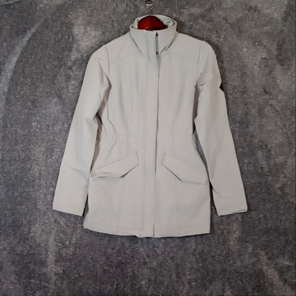 The north face  windwall full zip snap button closure women's jacket small - Picture 1 of 9